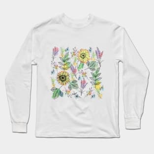 Flower art. Long Sleeve T-Shirt